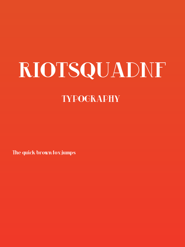 RiotSquadNF Poster