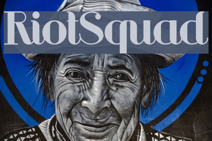 RiotSquad Font examples