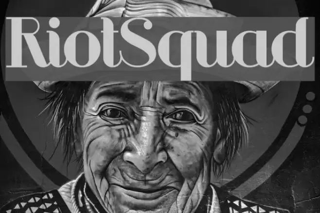 RiotSquad Schriftart examples