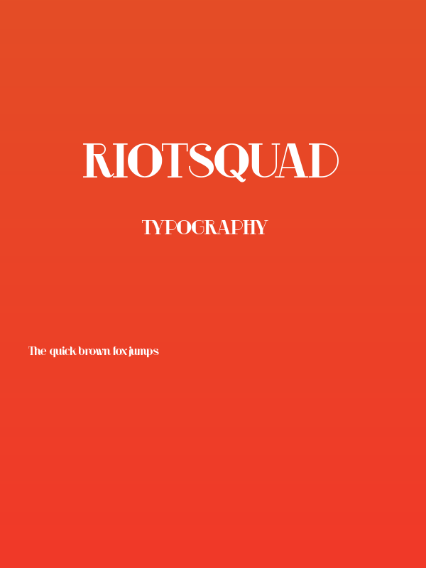 RiotSquad Poster