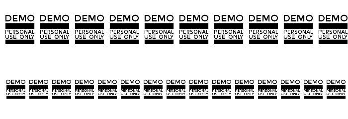 Riotiks Demo Font OTHER CHARS