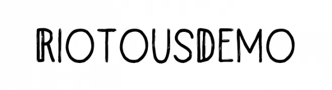 RiotousDemo  免费字体下载