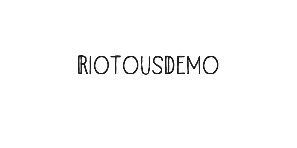 RiotousDemo Logo