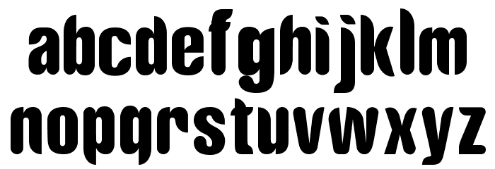Riotun Font LOWERCASE