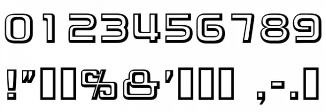 Riou ExtraBold フォント その他の文字