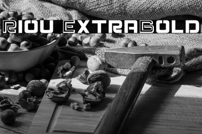 Riou ExtraBold フォント examples