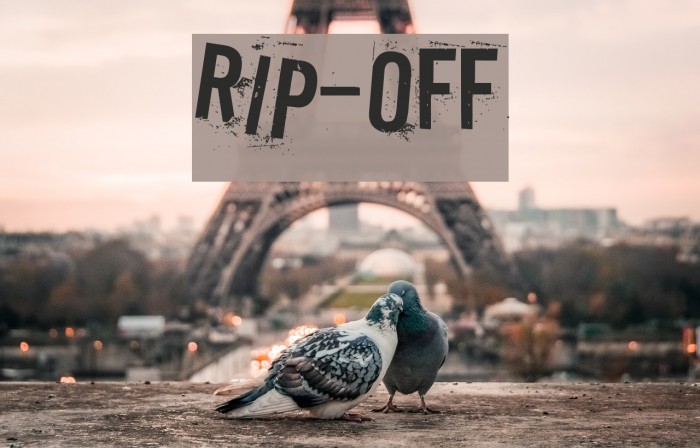 Rip-off Font examples