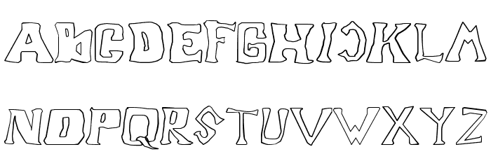 Ripai Graffiti Font LOWERCASE