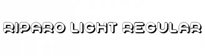 Riparo Light Regular  免费字体下载