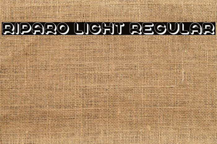 Riparo Light Regular Example 3