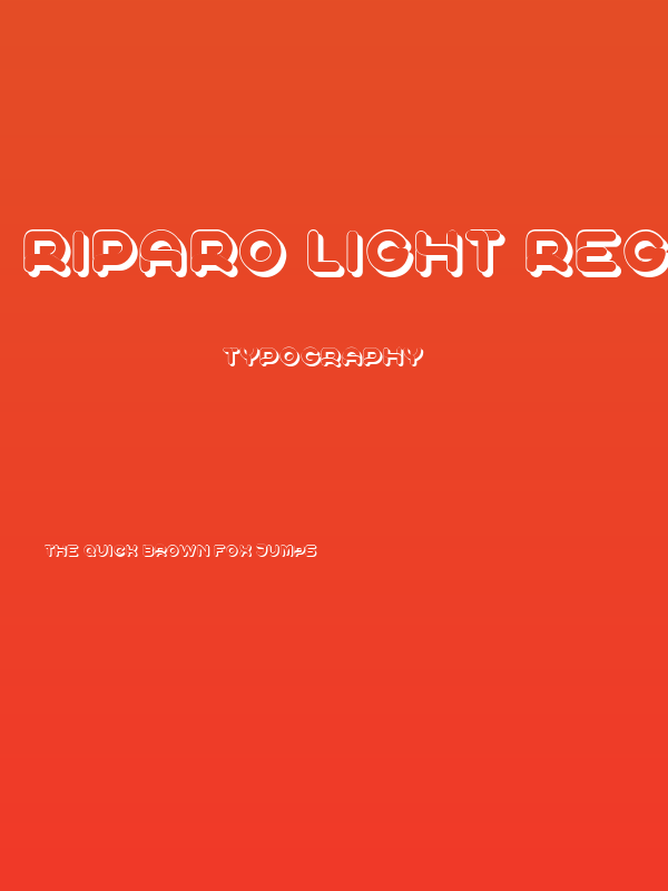 Riparo Light Regular Poster