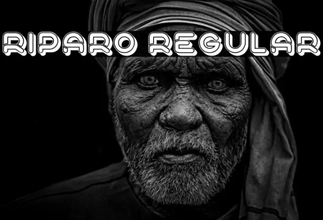 Riparo Regular Font examples