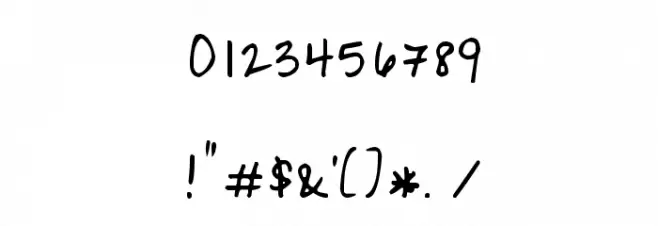 RipeApricots フォント その他の文字