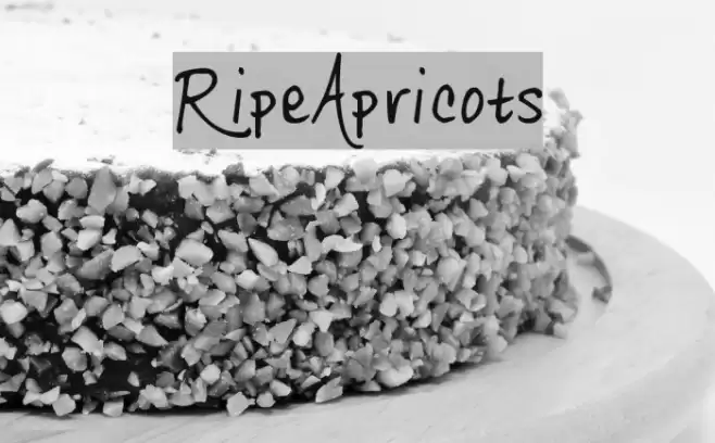 RipeApricots フォント examples