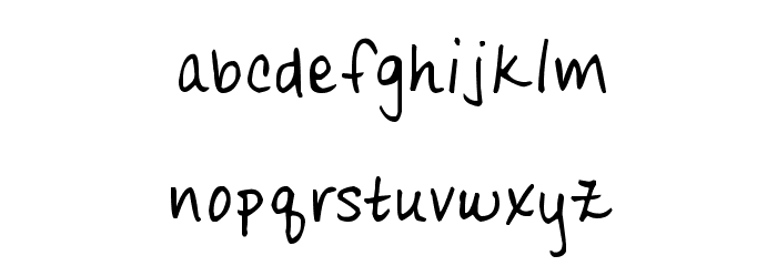 RipeApricots Font LOWERCASE