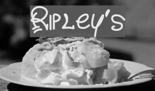 Ripley's Font examples