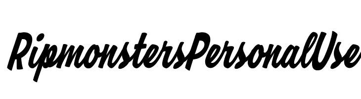 Ripmonsters Personal Use   免费字体下载
