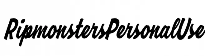 Ripmonsters Personal Use   Fuentes Gratis Descargar