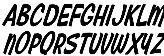Ripmonsters Personal Use Schriftart Groß