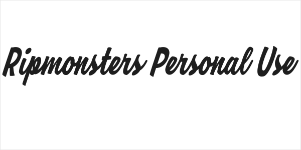 Ripmonsters Personal Use  Logo