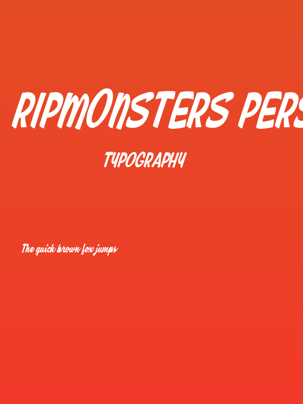 Ripmonsters Personal Use  Poster