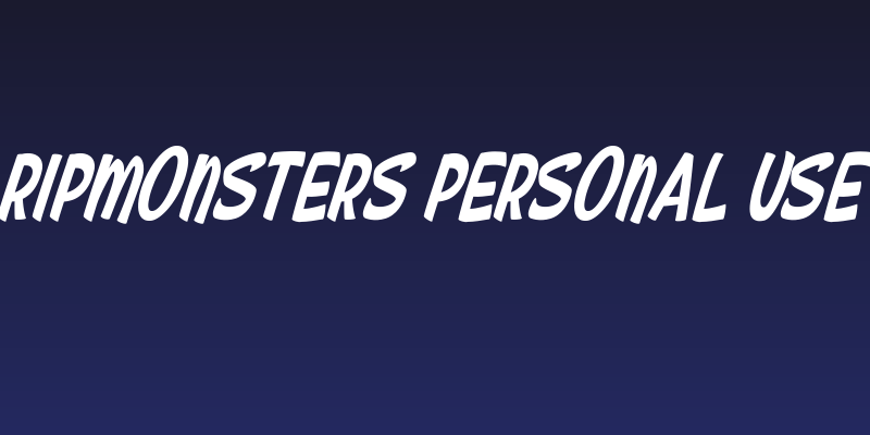 Ripmonsters Personal Use  Social Header