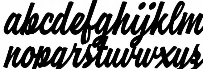 Ripmonsters Personal Use Font LOWERCASE