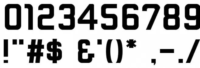 Rippen Bold Font OTHER CHARS