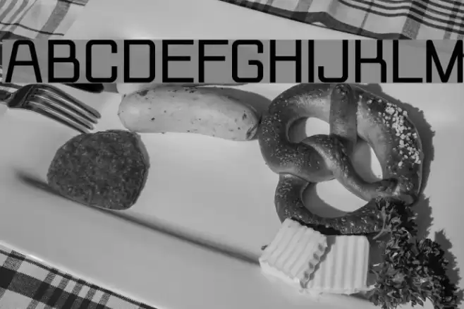 Rippen Regular Schriftart examples