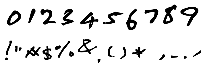 Ripper Font OTHER CHARS