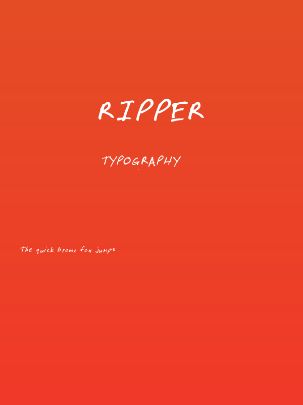 Ripper Poster