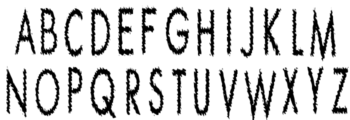 Ripple Crumb UltraCon Font LOWERCASE