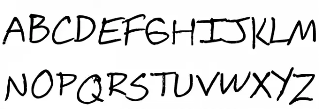 Ripple Font फ़ॉन्ट अपरकेस