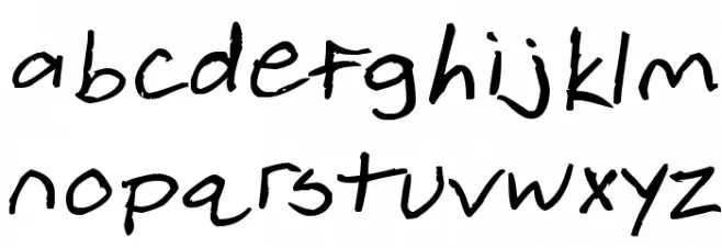 Ripple Font फ़ॉन्ट लोअरकेस
