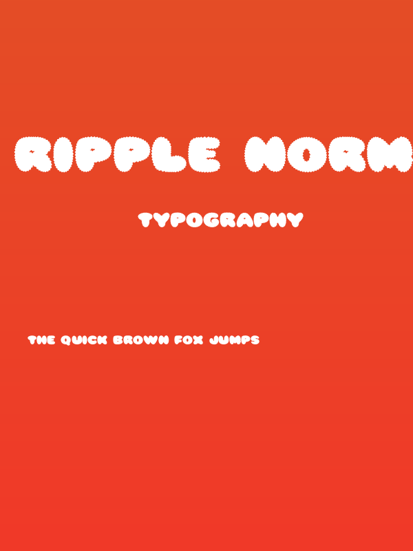 Ripple Normal Poster