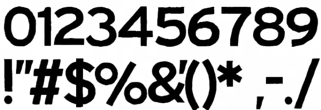 Ripple Font OTHER CHARS