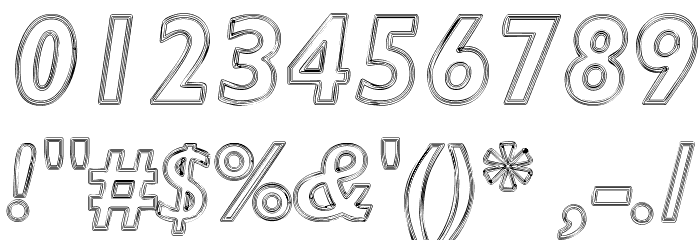 Ripplemere ThinItalic Font OTHER CHARS