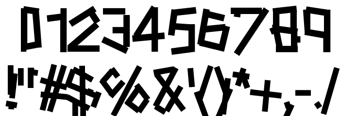 Ripstone Font OTHER CHARS