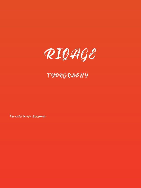 Riqage Poster