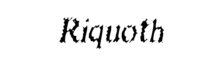 Riquoth Font