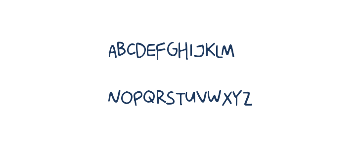 Ririen Note's Regular Uppercase