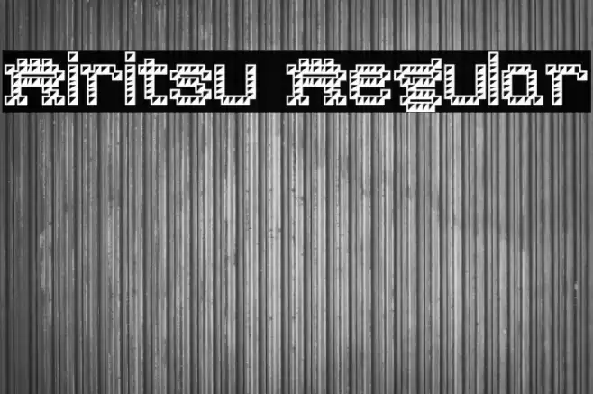 Riritsu Regular Шрифта examples