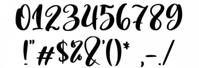 Risalah Cinta Font OTHER CHARS