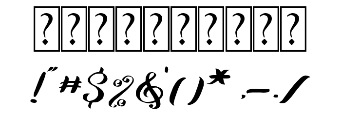 Risalove Font OTHER CHARS