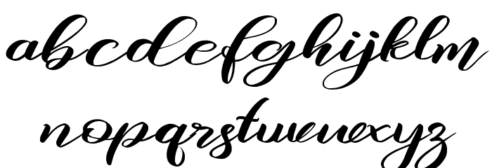 Risalove Font LOWERCASE