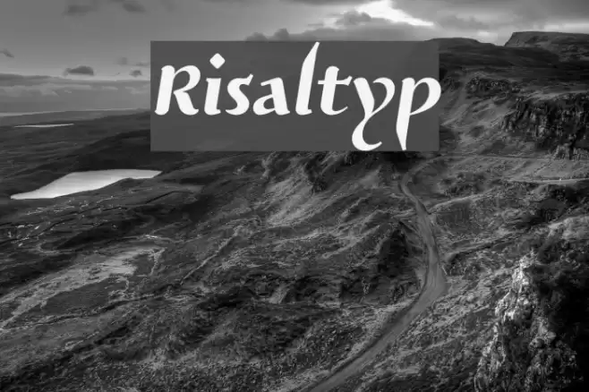 Risaltyp Font examples