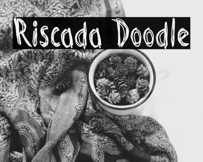 Riscada Doodle Font examples