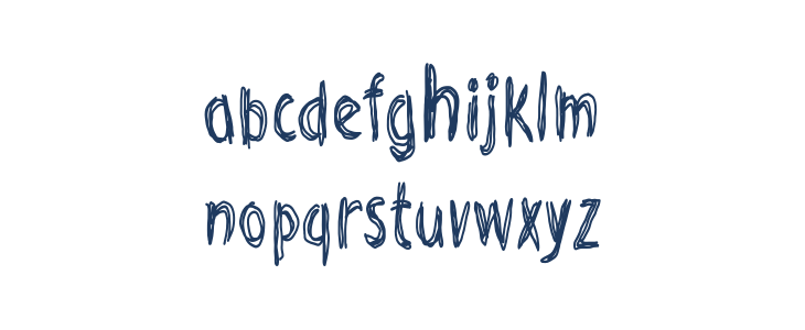 Riscada Doodle Lowercase