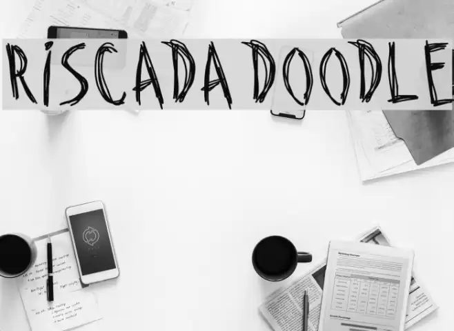 Riscada Doodle Font examples