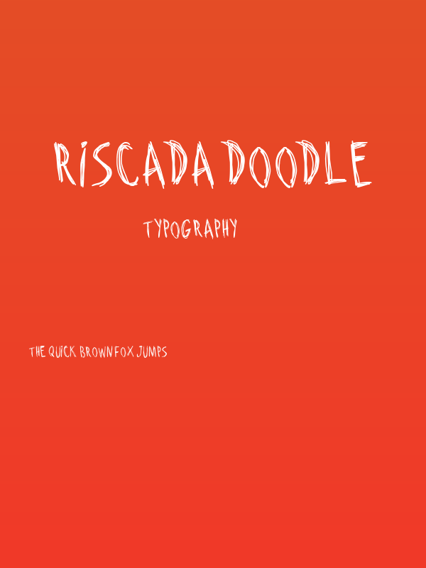 Riscada Doodle Poster